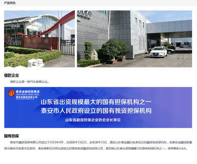 国有担保下的汽车销售企业融资模式分析——以“汽车销售企业借款180天01期”为例